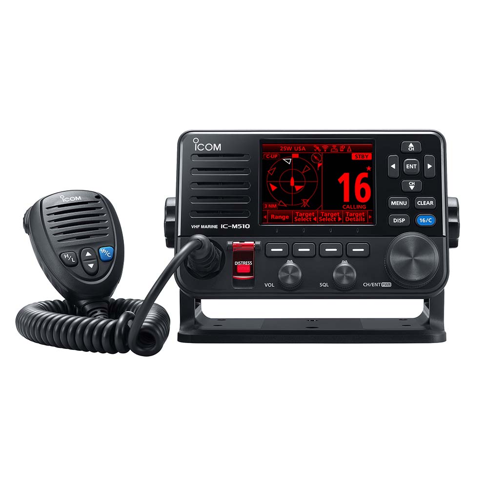 Icom M510 Plus VHF Fixed Mount Radio with AIS - Thumbnail 3
